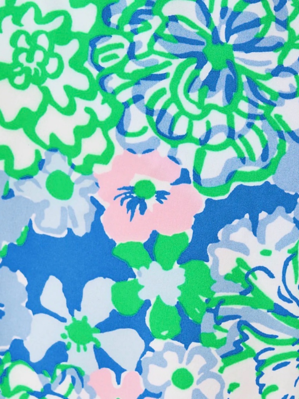 Lilly Pulitzer BICCI SHORT, SUNWASHED BLUE PLUMES IN BLOOM Size XL - Picture 3 of 6